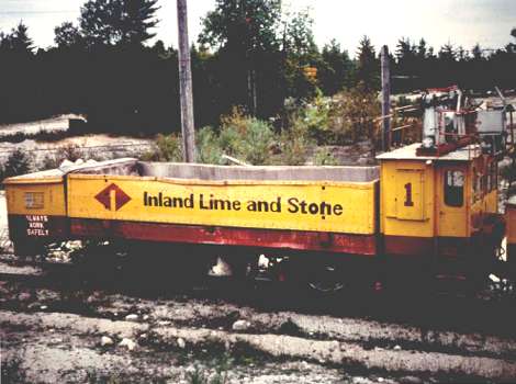 Port Inland Quarry MI railroads